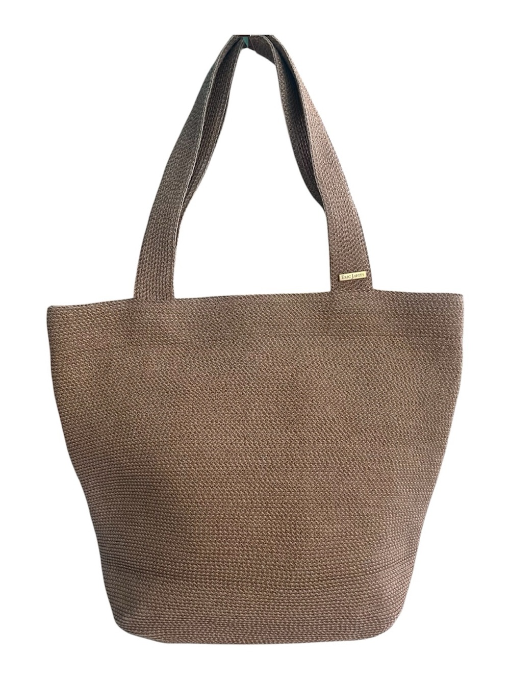 Eric Javits New York Raffia Woven Squishy Tote
